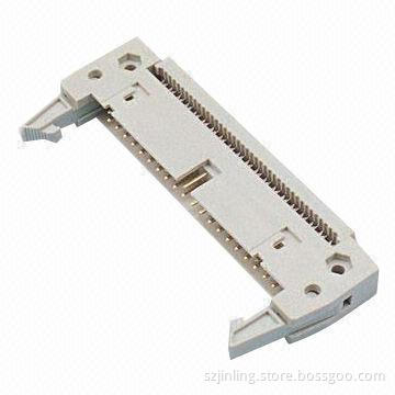 2.54mm IDC Type Ejector Header with Brass Contact AU or Sn Plating